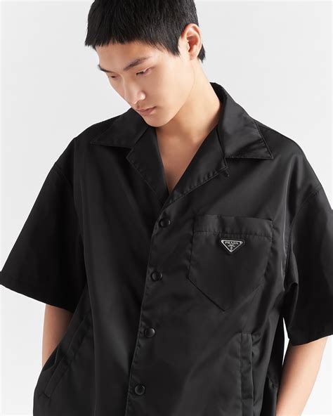 prada t shirt long sleeve|prada short sleeve button up.